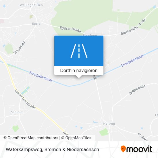 Waterkampsweg Karte