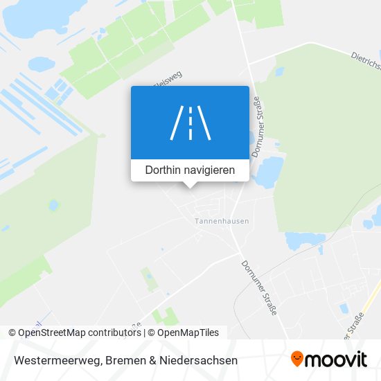 Westermeerweg Karte