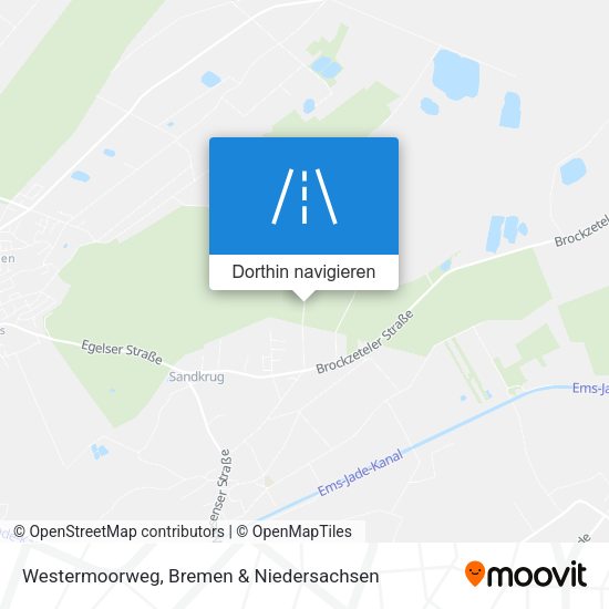 Westermoorweg Karte