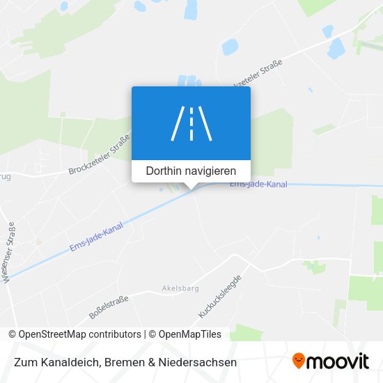 Zum Kanaldeich Karte