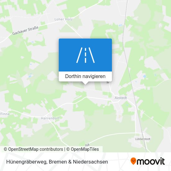 Hünengräberweg Karte