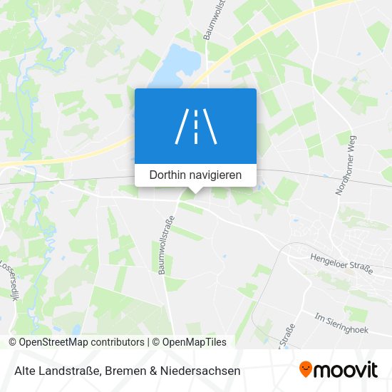 Alte Landstraße Karte