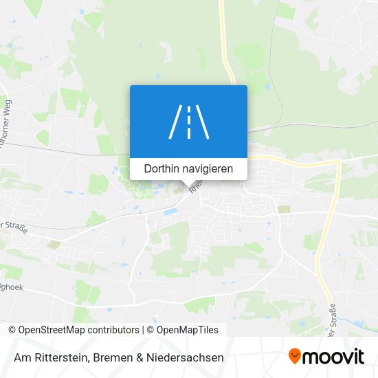 Am Ritterstein Karte