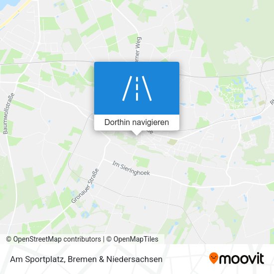 Am Sportplatz Karte