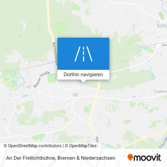 An Der Freilichtbühne Karte