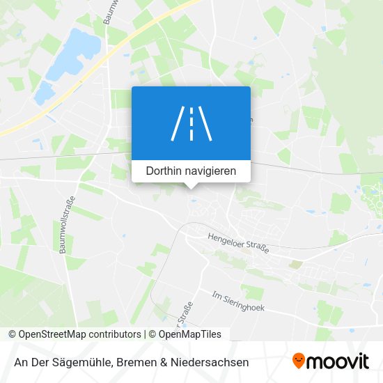 An Der Sägemühle Karte