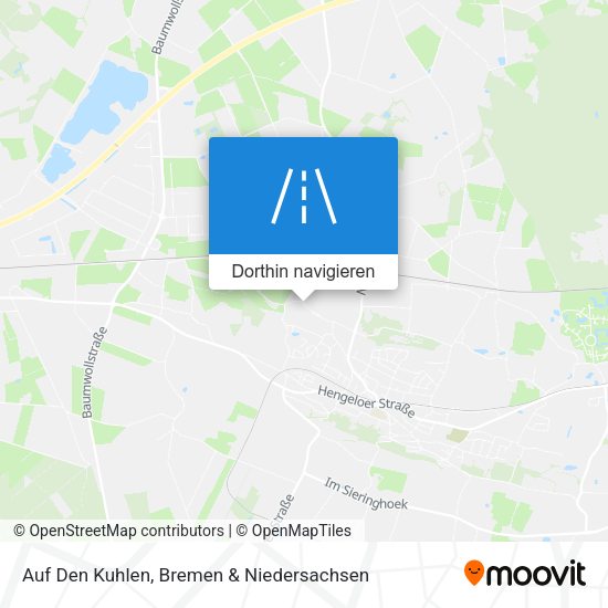 Auf Den Kuhlen Karte