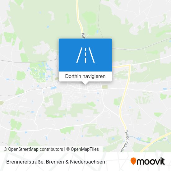 Brennereistraße Karte