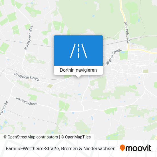 Familie-Wertheim-Straße Karte