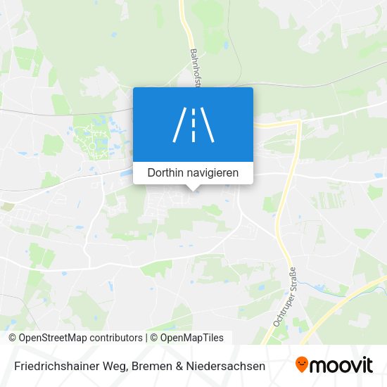 Friedrichshainer Weg Karte