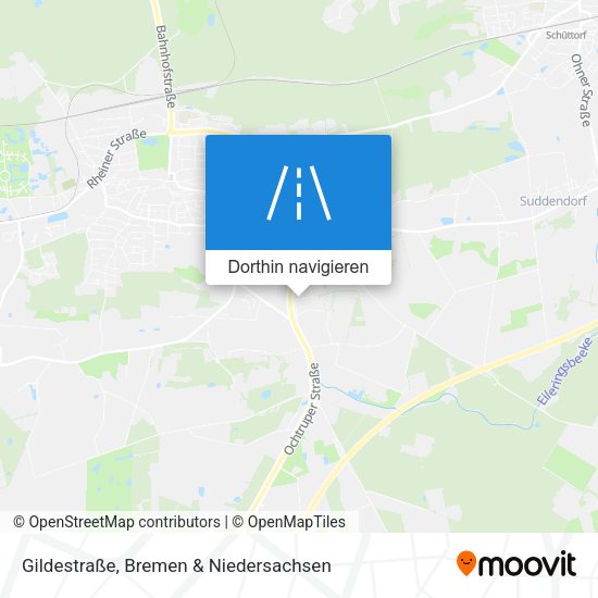 Gildestraße Karte