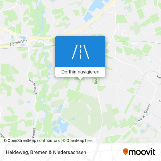 Heideweg Karte