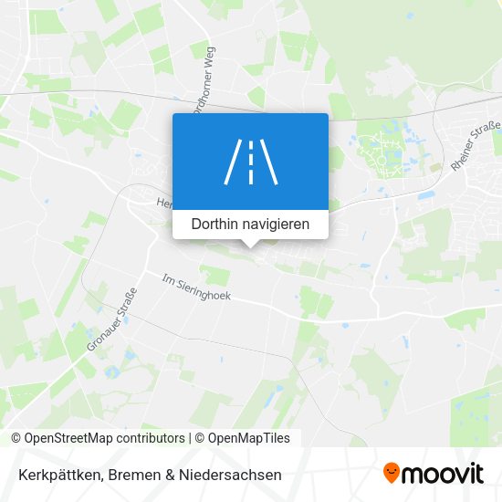 Kerkpättken Karte