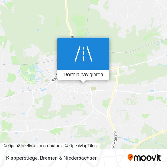 Klapperstiege Karte