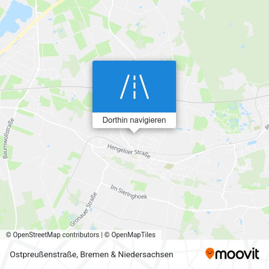 Ostpreußenstraße Karte