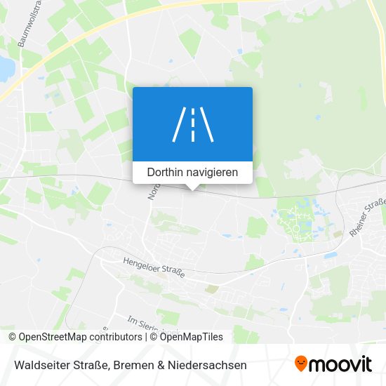 Waldseiter Straße Karte