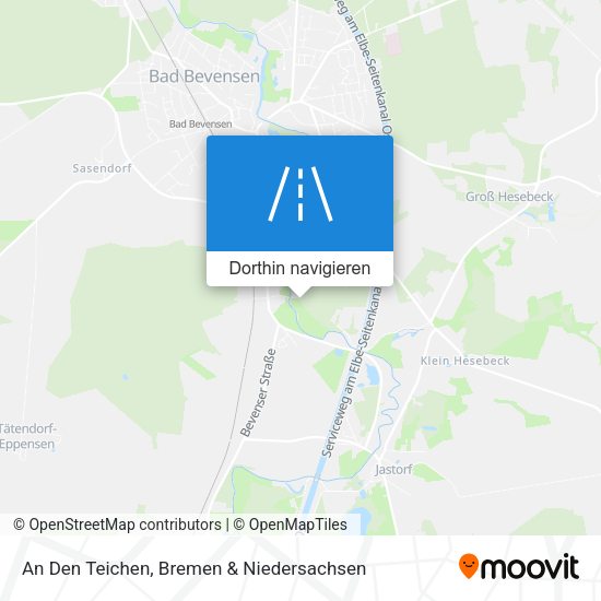 An Den Teichen Karte