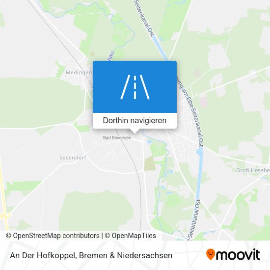 An Der Hofkoppel Karte