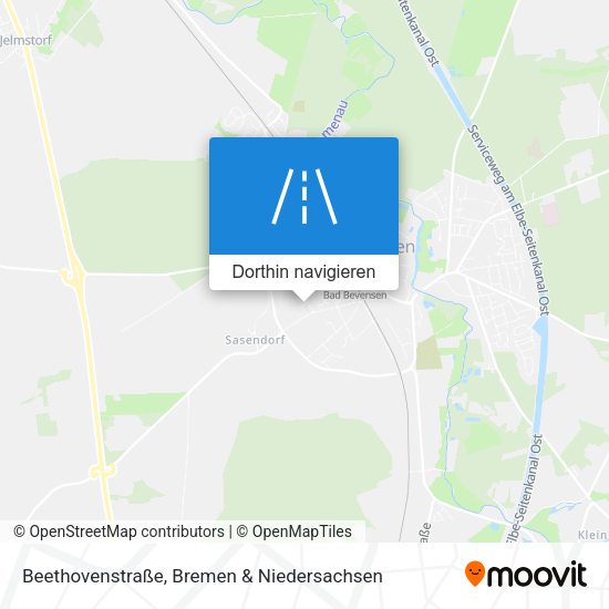 Beethovenstraße Karte