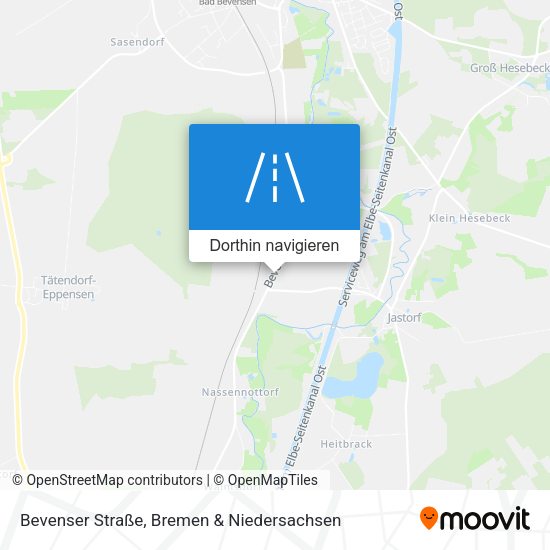 Bevenser Straße Karte