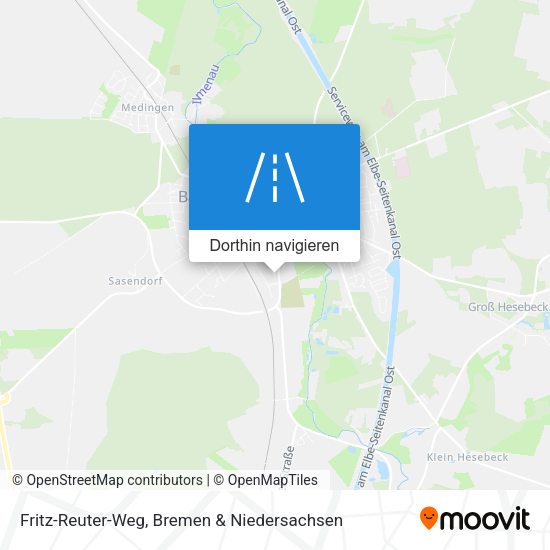 Fritz-Reuter-Weg Karte