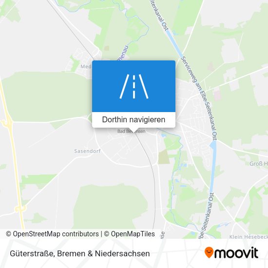 Güterstraße Karte