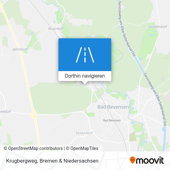 Krugbergweg Karte