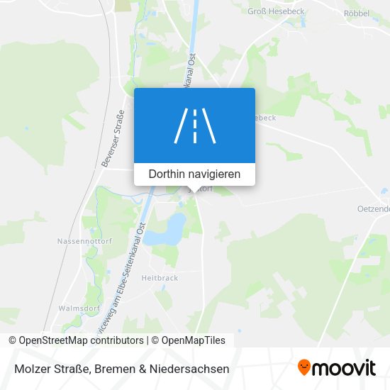 Molzer Straße Karte