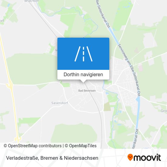 Verladestraße Karte