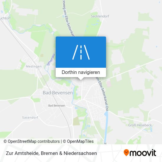 Zur Amtsheide Karte