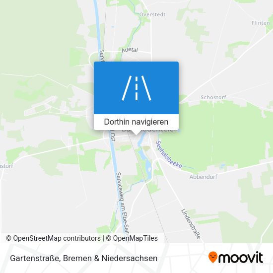 Gartenstraße Karte
