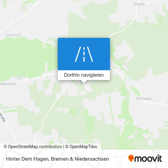 Hinter Dem Hagen Karte
