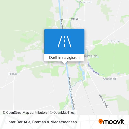 Hinter Der Aue Karte