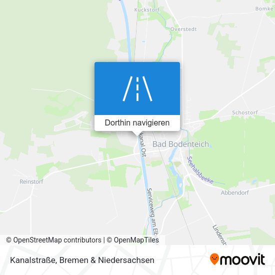 Kanalstraße Karte