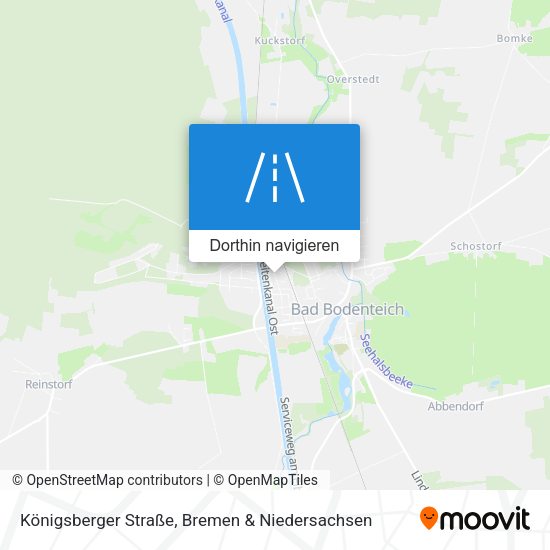 Königsberger Straße Karte