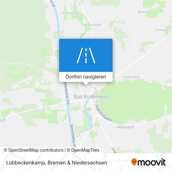 Lübbeckenkamp Karte