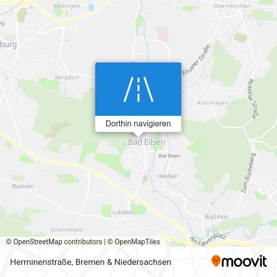 Herminenstraße Karte