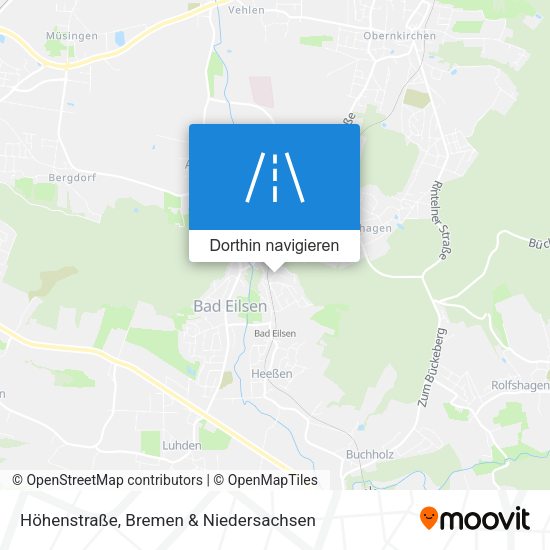 Höhenstraße Karte