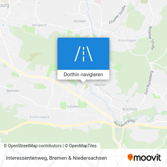 Interessentenweg Karte