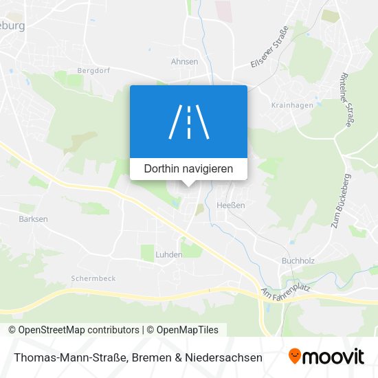 Thomas-Mann-Straße Karte