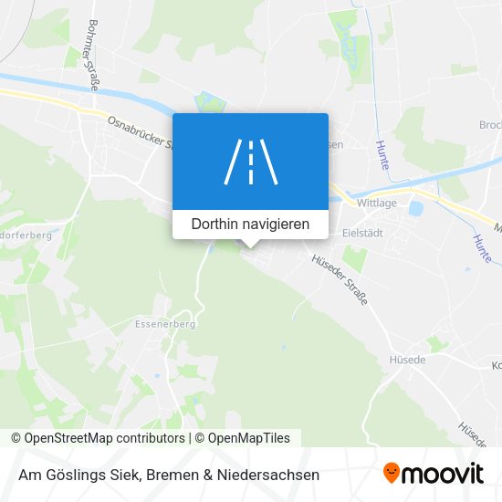 Am Göslings Siek Karte