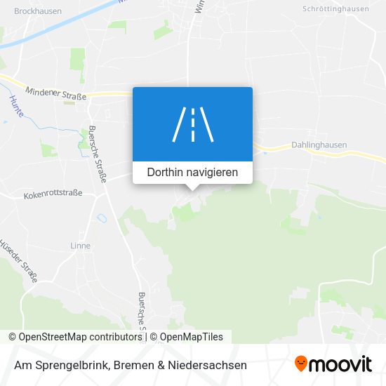 Am Sprengelbrink Karte