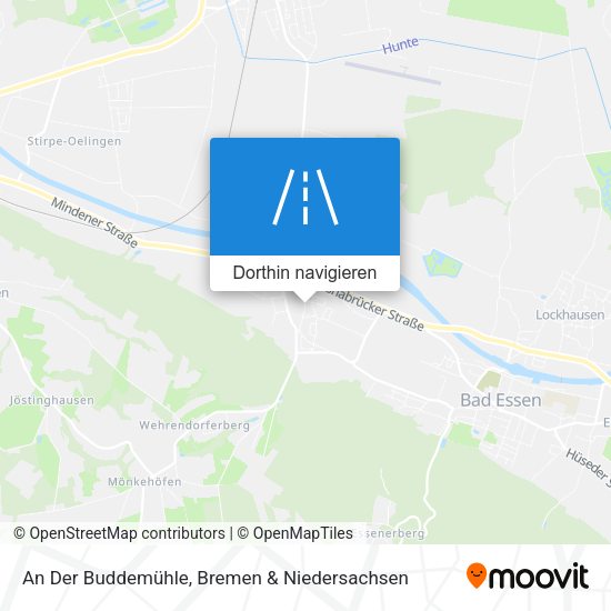 An Der Buddemühle Karte