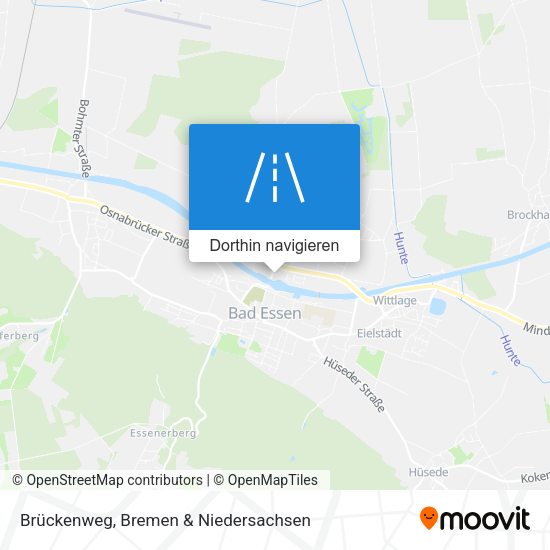 Brückenweg Karte