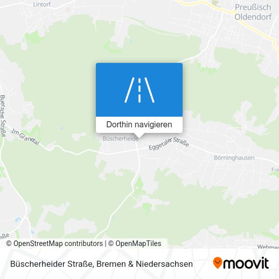 Büscherheider Straße Karte