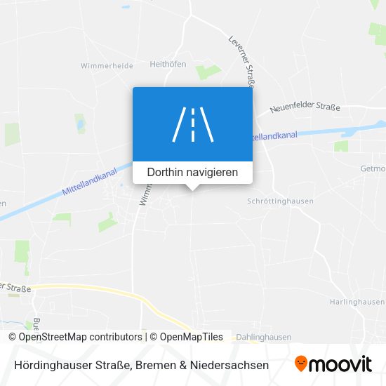 Hördinghauser Straße Karte
