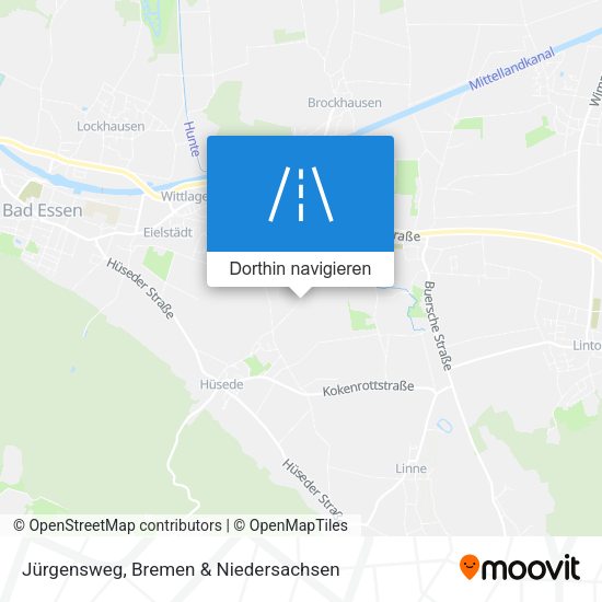 Jürgensweg Karte