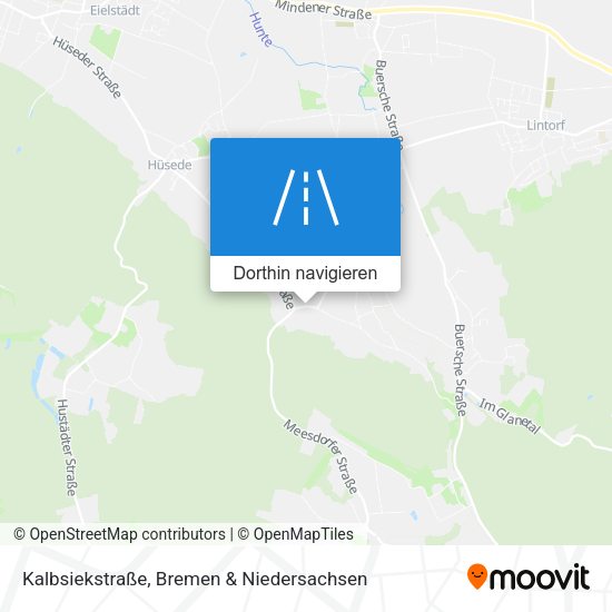 Kalbsiekstraße Karte