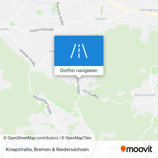 Kniepstraße Karte