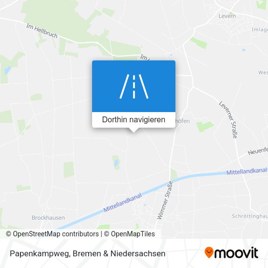 Papenkampweg Karte